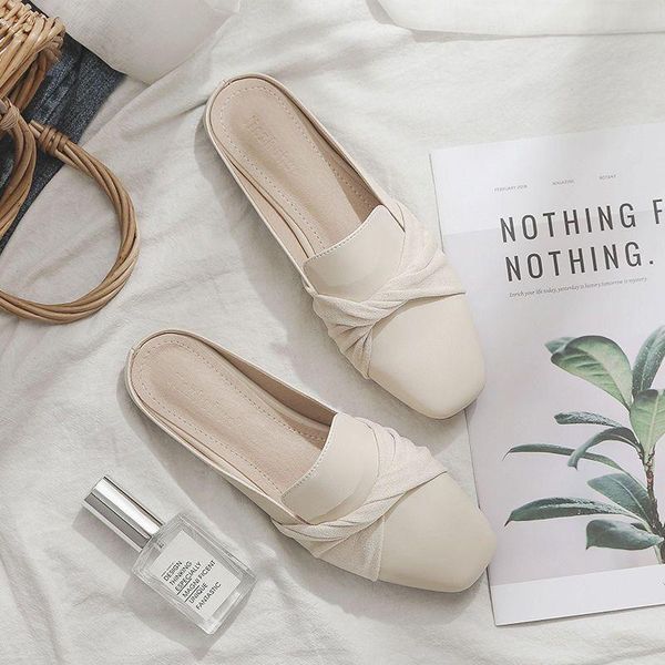 half slippers female summer 2021 lazy loafers shoes leisure flats sandals outside mules shoe beige slides flip flop, Black
half slippers female summer 2021 lazy loafers shoes leisure flats sandals outside mules shoe beige slides flip flop, Black