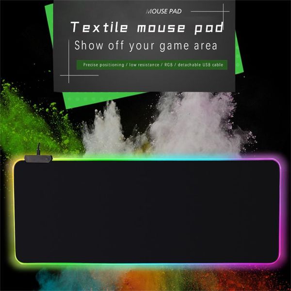 mouse pads & wrist rests 1pc rgb large pad luminous gaming mousepad e-sports nonslip computer keyboard mousemat for lapoffice mousepads
mouse pads & wrist rests 1pc rgb large pad luminous gaming mousepad e-sports nonslip computer keyboard mousemat for lapoffice mousepads