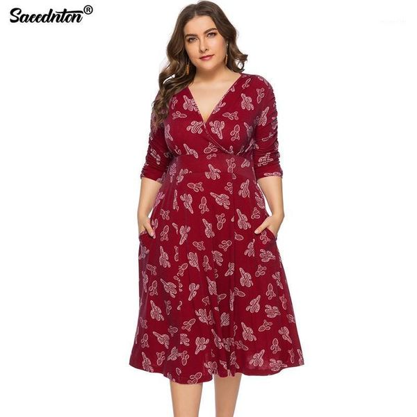 elegant floral print half sleeve dress women 2021 summer plus size 6xl female casual office lady v-neck collar party dresses, Black;gray
elegant floral print half sleeve dress women 2021 summer plus size 6xl female casual office lady v-neck collar party dresses, Black;gray