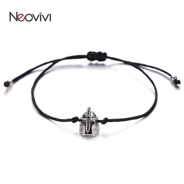 neovivi black zircon general helmet charm bracelet red rope weaving string bracelets for men jewelry women diy boy gifts hombre, Golden;silver
neovivi black zircon general helmet charm bracelet red rope weaving string bracelets for men jewelry women diy boy gifts hombre, Golden;silver