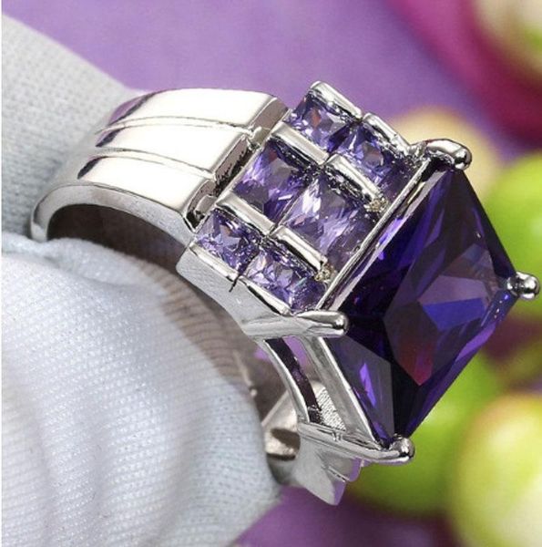 wedding rings fashion jewelry rings, purple rectangle zircon ring,, Slivery;golden
wedding rings fashion jewelry rings, purple rectangle zircon ring,, Slivery;golden