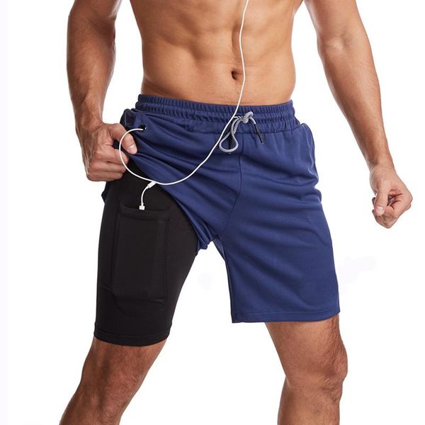 running shorts sport men 2 in 1 double-deck training jogging fitness workout clothing bottoms quick dry gym short pants, Black;blue
running shorts sport men 2 in 1 double-deck training jogging fitness workout clothing bottoms quick dry gym short pants, Black;blue