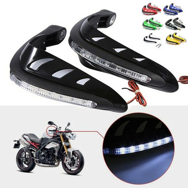 motorcycle handlebar protector with led light handguards universal hand guards handlebars
motorcycle handlebar protector with led light handguards universal hand guards handlebars