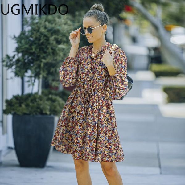 casual dresses women v neck floral print boho beach dress ruffle short sleeve a line mini wrap sundress robe, Black;gray
casual dresses women v neck floral print boho beach dress ruffle short sleeve a line mini wrap sundress robe, Black;gray