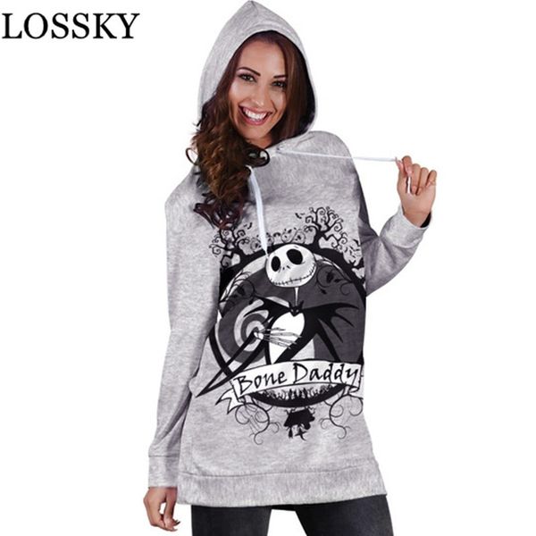 women halloween long sleeve gray hoodies dress skull print pocket drawstring casual hoody sweatshirt harajuku hoodie 210520, Black;gray
women halloween long sleeve gray hoodies dress skull print pocket drawstring casual hoody sweatshirt harajuku hoodie 210520, Black;gray