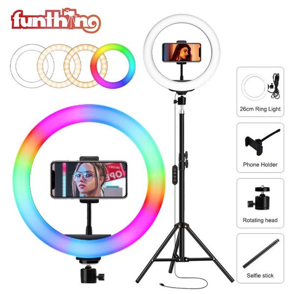 dimmable 10inch rgb ring light led video lamp with stretchable tripod stand makeup for youtube live studio flash heads
dimmable 10inch rgb ring light led video lamp with stretchable tripod stand makeup for youtube live studio flash heads