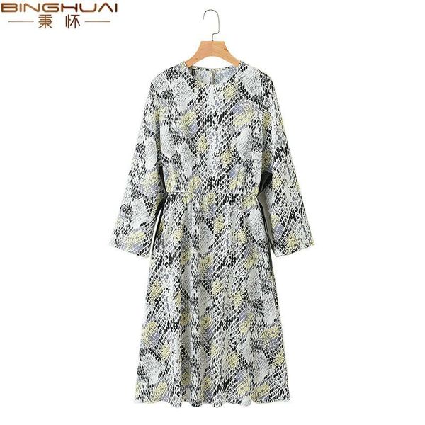 casual dresses autumn 2021 women vintage retro look animal pattern colorful snake print female ankle length dress vestidos feminino, Black;gray
casual dresses autumn 2021 women vintage retro look animal pattern colorful snake print female ankle length dress vestidos feminino, Black;gray