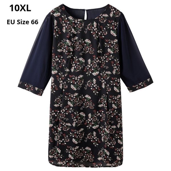 dresses plus size 10xl women half sleeves summer dresses femme print chiffon pactchwork slim navy dress elegant clothing for mujers, Black;gray
dresses plus size 10xl women half sleeves summer dresses femme print chiffon pactchwork slim navy dress elegant clothing for mujers, Black;gray
