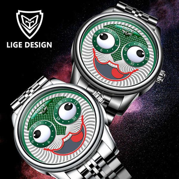 lige creative men watches brand luxury automatic mechanical watches for men fashion stainless steel sport waterproof watch 210527, Slivery;brown
lige creative men watches brand luxury automatic mechanical watches for men fashion stainless steel sport waterproof watch 210527, Slivery;brown