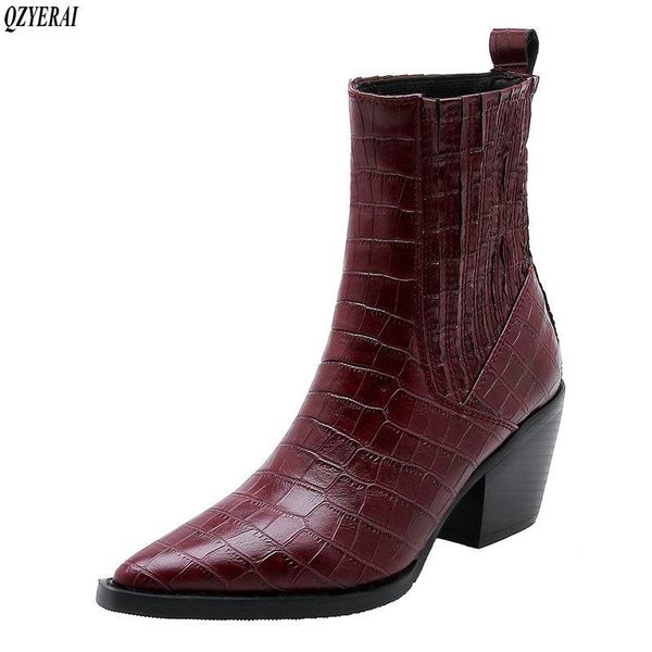 boots 2021 autumn winter western cowgirl woman square heel short cossacks women booties cowboy botas high heels botines shoes, Black
boots 2021 autumn winter western cowgirl woman square heel short cossacks women booties cowboy botas high heels botines shoes, Black