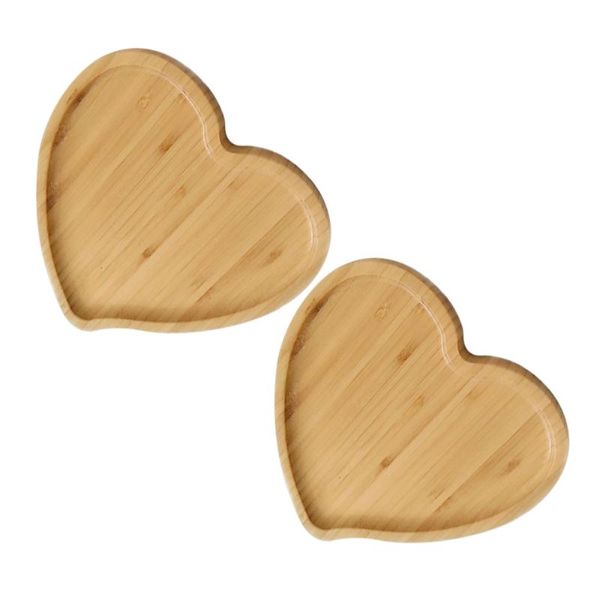 dishes & plates 2 pcs heart shaped eco-friendly bamboo wooden tray tea coffee serving plate fruit bread snack for el
dishes & plates 2 pcs heart shaped eco-friendly bamboo wooden tray tea coffee serving plate fruit bread snack for el