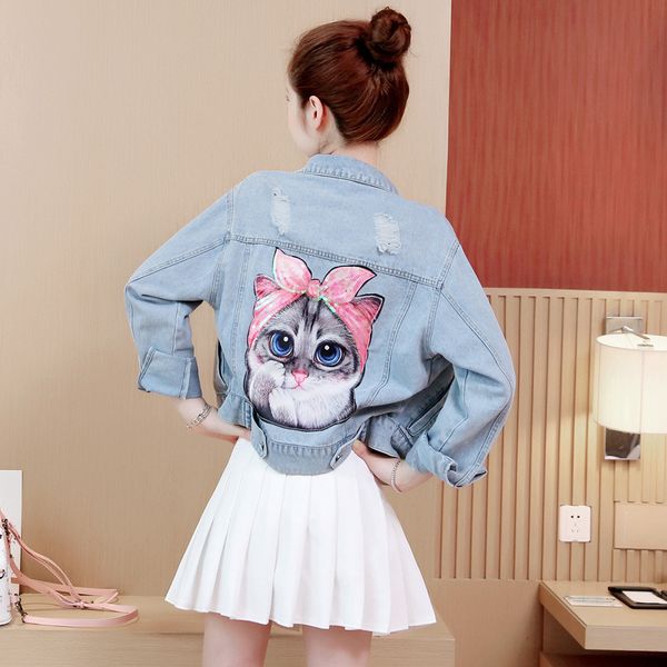 women's jackets casual short female jacket, jacket jeans with sequined sequins... cat print plus size 5xl. s6tp, Black;brown
women's jackets casual short female jacket, jacket jeans with sequined sequins... cat print plus size 5xl. s6tp, Black;brown