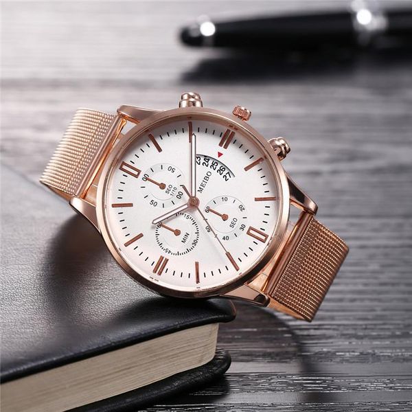 wristwatches relogio masculino 2021 fashion mens watches business men watch calendar quartz mb-8, Slivery;brown
wristwatches relogio masculino 2021 fashion mens watches business men watch calendar quartz mb-8, Slivery;brown