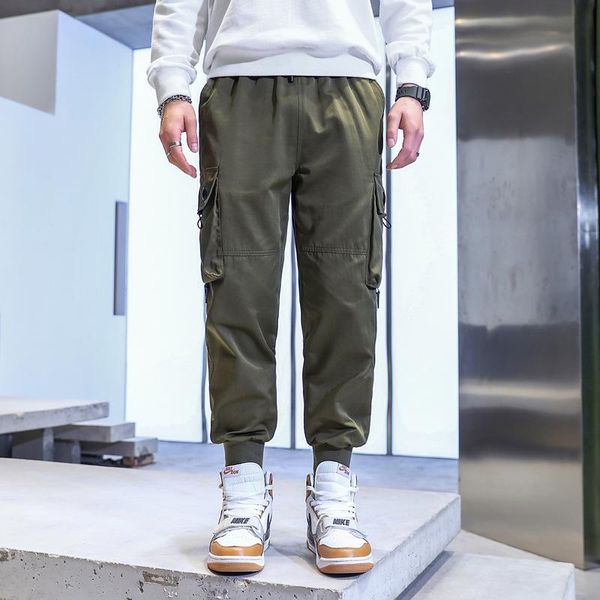 overalls men's fashion brand three-dimensional bag solid color leggings summer thin youth pants loose student sports, Black
overalls men's fashion brand three-dimensional bag solid color leggings summer thin youth pants loose student sports, Black
