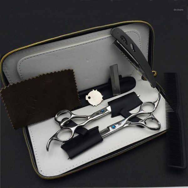 smith chu 6.0 inch professional hairdressing scissors set 62hrc straight & thinning cutting with comb, clothes ,oil1
smith chu 6.0 inch professional hairdressing scissors set 62hrc straight & thinning cutting with comb, clothes ,oil1