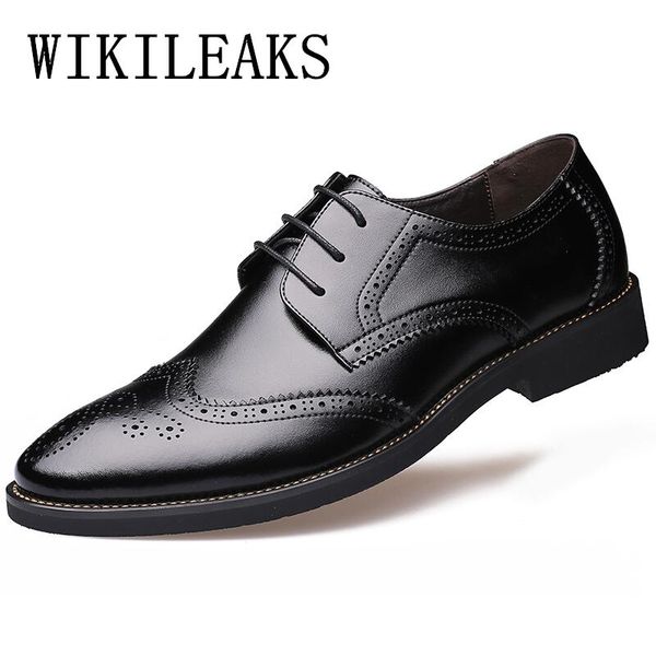 dress shoes italian mens brands oxford for men zapatos hombre pointed toe genuine leather formal brogues, Black
dress shoes italian mens brands oxford for men zapatos hombre pointed toe genuine leather formal brogues, Black