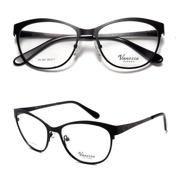 fashion sunglasses frames factory direct cat eye stainless steel full rim size 54-17-140 metal optical glasses, Black
fashion sunglasses frames factory direct cat eye stainless steel full rim size 54-17-140 metal optical glasses, Black