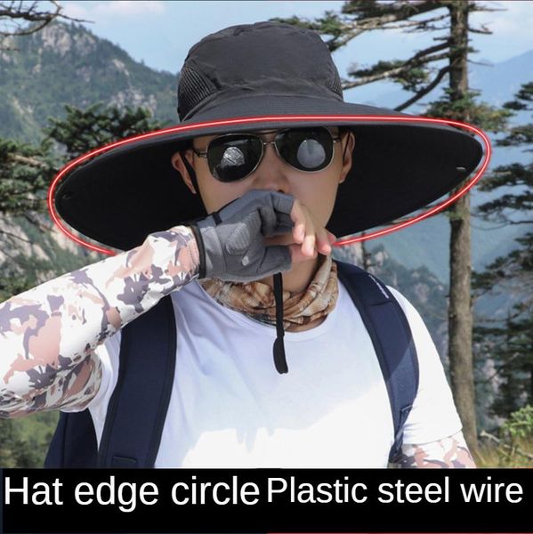 cycling caps & masks sun protection hat wide brim uv sunhat steel wire shaping cap outdoor fishing camping hiking camouflage buckethat, Black
cycling caps & masks sun protection hat wide brim uv sunhat steel wire shaping cap outdoor fishing camping hiking camouflage buckethat, Black