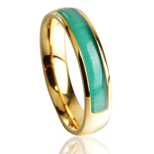 cluster rings vintage opal green men and women titanium steel ring personality obsidian black onyx stone rock punk jewelry, Golden;silver 
cluster rings vintage opal green men and women titanium steel ring personality obsidian black onyx stone rock punk jewelry, Golden;silver