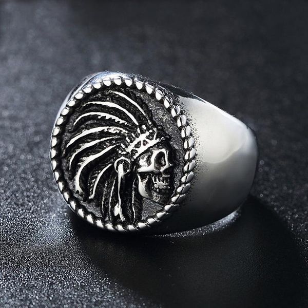 vintage american native skull ring for men and women cool tribe warrior stainless steel biker rings indians jewelry cluster, Golden;silver
vintage american native skull ring for men and women cool tribe warrior stainless steel biker rings indians jewelry cluster, Golden;silver