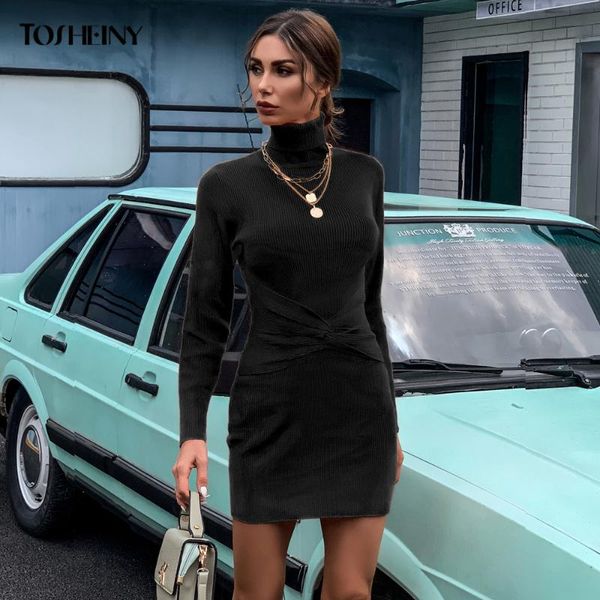 tosheiny women kintted bodycon mini dresses causal sweater autumn winter long sleeve solid color dress vestidos m0602 casual, Black;gray
tosheiny women kintted bodycon mini dresses causal sweater autumn winter long sleeve solid color dress vestidos m0602 casual, Black;gray
