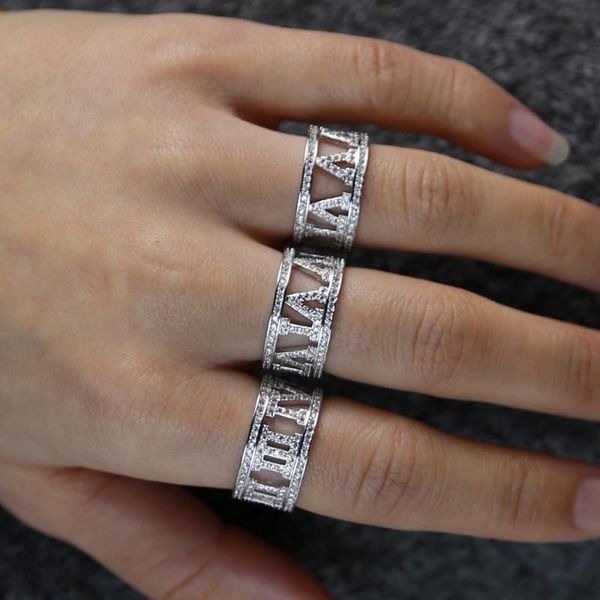 wedding rings 2021 arrived bling cz cubic zirconia roman numerals design wide engagment band couple ring gold color for men women, Slivery;golden
wedding rings 2021 arrived bling cz cubic zirconia roman numerals design wide engagment band couple ring gold color for men women, Slivery;golden