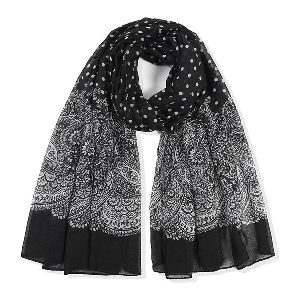 scarves ladies polka dot rectangle print scarf bohemian shawl bali yarn women's retro wave point sunscreen hijab, Blue;gray
scarves ladies polka dot rectangle print scarf bohemian shawl bali yarn women's retro wave point sunscreen hijab, Blue;gray