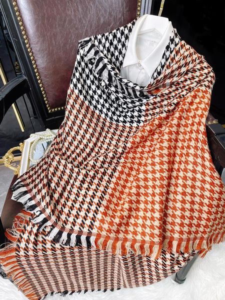 scarves houndstooth scarf female winter 2021 warm all-match pure wool shawl black and white lattice spring autumn, Blue;gray
scarves houndstooth scarf female winter 2021 warm all-match pure wool shawl black and white lattice spring autumn, Blue;gray