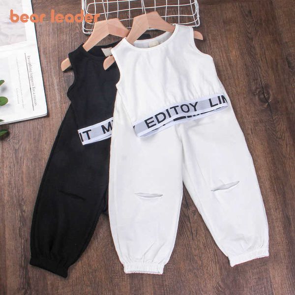 bear leader girls active clothes set fashion summer children letter sleeveless vest pants outfit 2pcs casual tracksuits 210708, White
bear leader girls active clothes set fashion summer children letter sleeveless vest pants outfit 2pcs casual tracksuits 210708, White