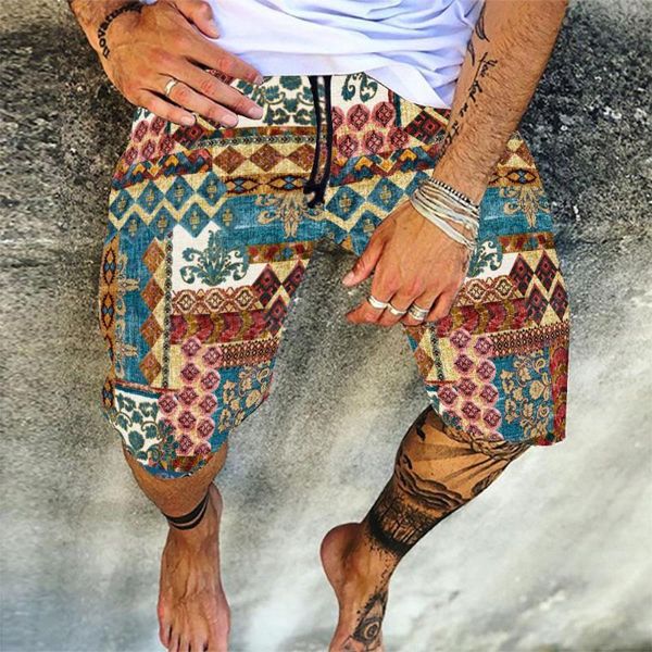 men's shorts fashion casual drawstring beach 2021 summer retro pattern printed cotton linen short pants male loose streetwears, White;black
men's shorts fashion casual drawstring beach 2021 summer retro pattern printed cotton linen short pants male loose streetwears, White;black