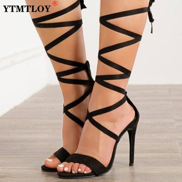 sandals summer gladiator ankle strap women stiletto high heels fashion open toe cross lace-up ladies party pumps shoes, Black
sandals summer gladiator ankle strap women stiletto high heels fashion open toe cross lace-up ladies party pumps shoes, Black