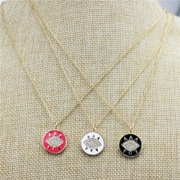 19inch 10pcs/lot design plated cz/enamel necklace,eye shape enamel jewelry, copper chain necklace wholesale pendant necklaces, Silver
19inch 10pcs/lot design plated cz/enamel necklace,eye shape enamel jewelry, copper chain necklace wholesale pendant necklaces, Silver