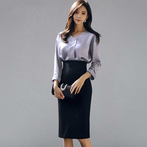 zawfl korean style spring loose solid shirt+sheath bodycon pencil skirt 2 pieces business suits set 210525, White
zawfl korean style spring loose solid shirt+sheath bodycon pencil skirt 2 pieces business suits set 210525, White