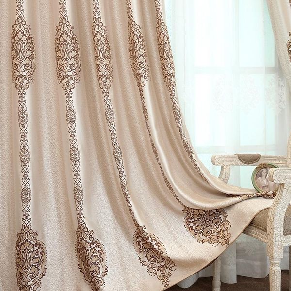 luxury coffee color jacquard curtains for living room bedroom window tulle high-precision shade european style custom curtain & drapes
luxury coffee color jacquard curtains for living room bedroom window tulle high-precision shade european style custom curtain & drapes