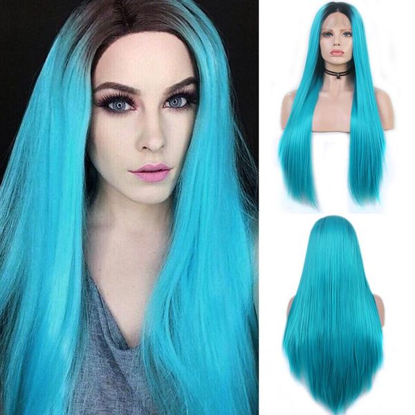 synthetic wigs charisma long silky straight hair ombre blue wig middle part lace front black roots cosplay for women
synthetic wigs charisma long silky straight hair ombre blue wig middle part lace front black roots cosplay for women