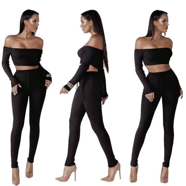 women's jumpsuits & rompers 6 color long sleeved women`s fashion female knitted two-piece slim, Black;white
women's jumpsuits & rompers 6 color long sleeved women`s fashion female knitted two-piece slim, Black;white