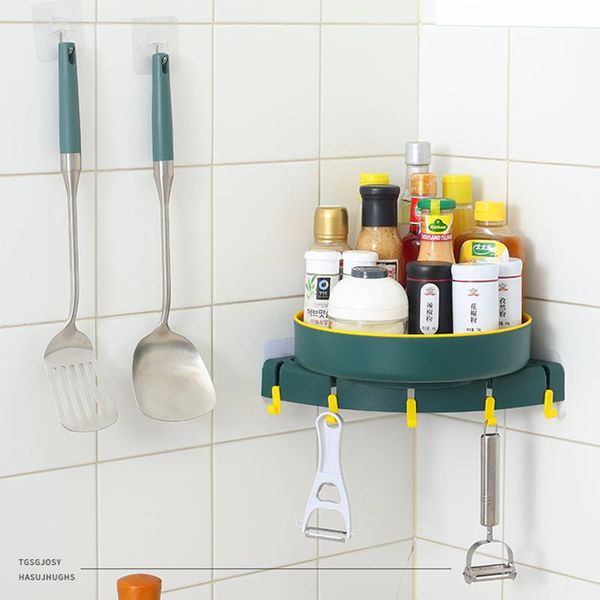 hooks & rails rotating storage rack multifunctional seasoning organizer shelf oilproof non-slip kitchen supplies holder for home
hooks & rails rotating storage rack multifunctional seasoning organizer shelf oilproof non-slip kitchen supplies holder for home