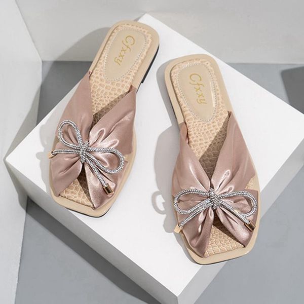 summer women slipper fashion silk bow-knot sandal shoes ladies elegant peep toe slides flat heel beach flip flop big size42 slippers, Black
summer women slipper fashion silk bow-knot sandal shoes ladies elegant peep toe slides flat heel beach flip flop big size42 slippers, Black