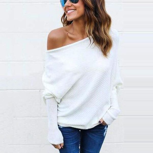 e-baihui womens sweaters 2021 knitted autumn female clothes pullover bat sleeve off shoulder winter xp52 women's, White;black
e-baihui womens sweaters 2021 knitted autumn female clothes pullover bat sleeve off shoulder winter xp52 women's, White;black