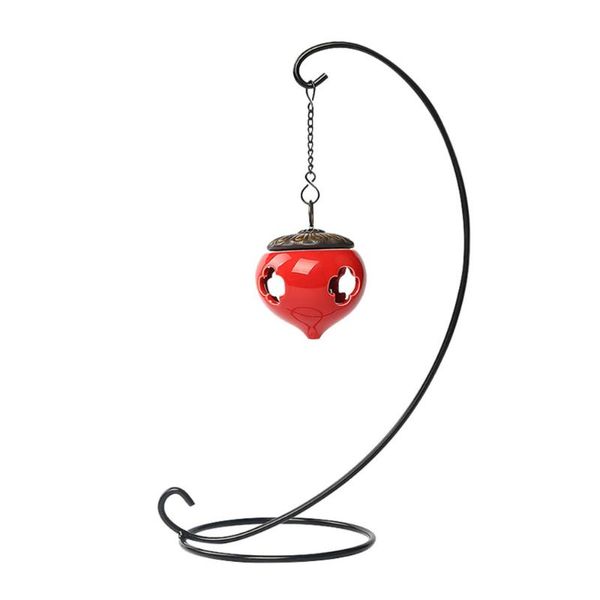 fragrance lamps 1pc backflow incense burner iron art censer hanging home decor (red)
fragrance lamps 1pc backflow incense burner iron art censer hanging home decor (red)