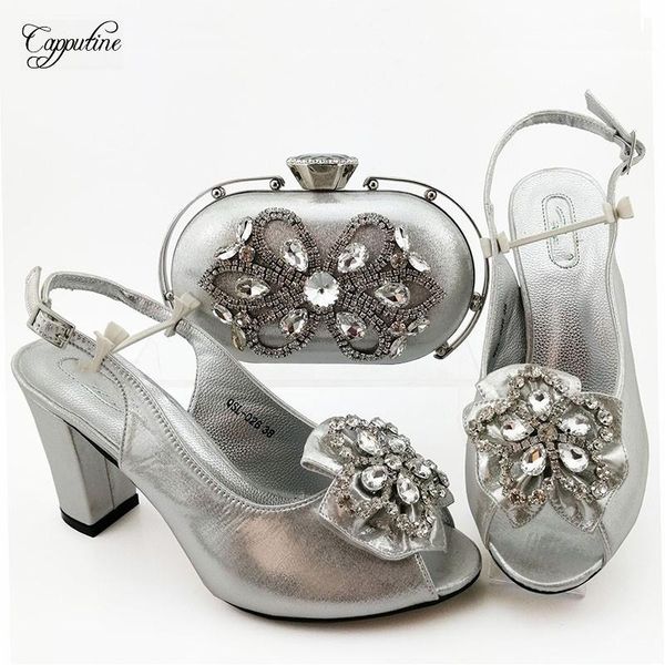 dress shoes silver woman and purse bag set african ladies high heels sandals with handbag summer pumps sac qsl026 height 9cm, Black
dress shoes silver woman and purse bag set african ladies high heels sandals with handbag summer pumps sac qsl026 height 9cm, Black