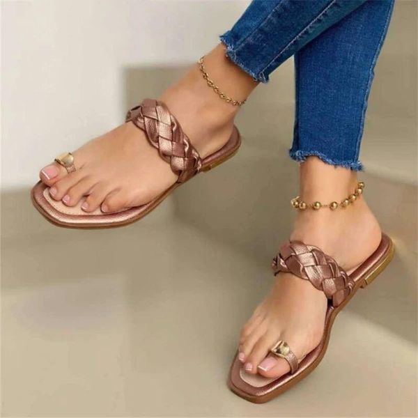 women shoes summer ladies slides solid fashion comfortable flat flip flops plus size casual female sandals outdoor slippers, Black
women shoes summer ladies slides solid fashion comfortable flat flip flops plus size casual female sandals outdoor slippers, Black