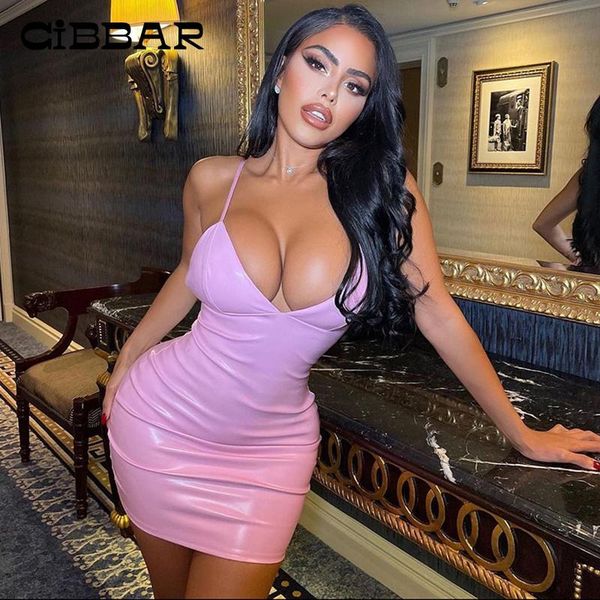 casual dresses cibbar solid pu leather pink camisole bodycon dress women backless sleeveless sheath cleavage midnight clubwear, Black;gray
casual dresses cibbar solid pu leather pink camisole bodycon dress women backless sleeveless sheath cleavage midnight clubwear, Black;gray