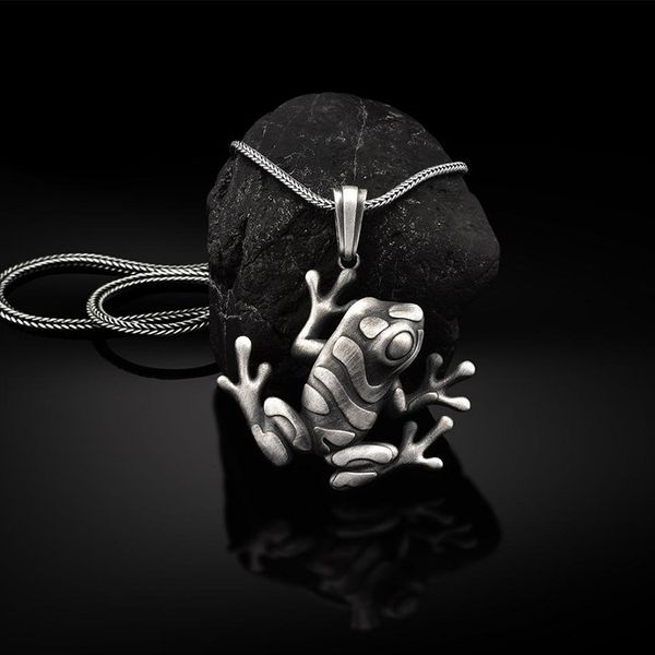 metal jungle frog pendant necklace men's hip hop jewelry punk ins and women's accessories, Silver
metal jungle frog pendant necklace men's hip hop jewelry punk ins and women's accessories, Silver