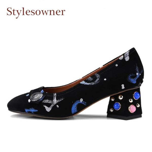 dress shoes stylesowner suede leather print women pumps fashion diamond metal beading party ethnic style shallow single mujer, Black
dress shoes stylesowner suede leather print women pumps fashion diamond metal beading party ethnic style shallow single mujer, Black