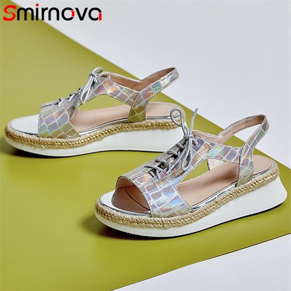 dress shoes smirnova 2021 arrive platform sandals women casual genuine leather lace up summer beach ladies, Black
dress shoes smirnova 2021 arrive platform sandals women casual genuine leather lace up summer beach ladies, Black