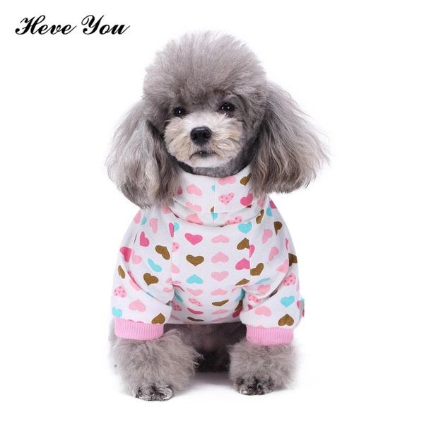 heve you clothes high-necked dog jumpsuits rompers with heart pattern cat pajamas pet for small dogs large clothing apparel
heve you clothes high-necked dog jumpsuits rompers with heart pattern cat pajamas pet for small dogs large clothing apparel