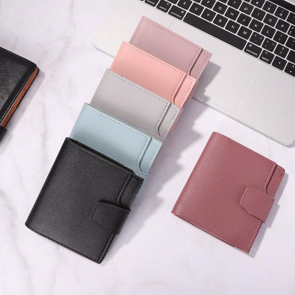 wallets creative female business card holder pu leather zipper bifold design coin purse casual daily women products, Red;black 
wallets creative female business card holder pu leather zipper bifold design coin purse casual daily women products, Red;black