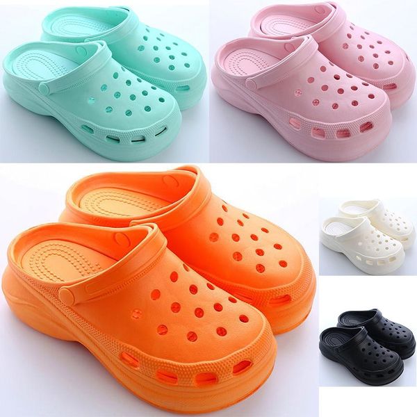 womens summer thick-soled hole shoes ladies height increase shoe black white orange pink girls women beach classic sandals slippers forty
womens summer thick-soled hole shoes ladies height increase shoe black white orange pink girls women beach classic sandals slippers forty