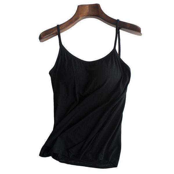 women's t-shirt fashion lady and comfortable without rims with chest pad sports home camisole, White
women's t-shirt fashion lady and comfortable without rims with chest pad sports home camisole, White